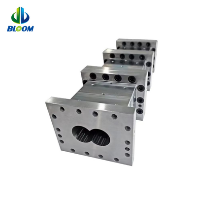 جودة  Nickel Alloy Twin Screw Barrel for PEEK Plastic Extrusion مصنع
