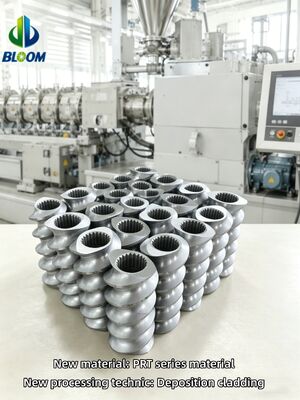 جودة  High Wear-Resistance Twin Screw Extruder Elements with CNC Precision Machining and HRC 58-62 Hardness مصنع
