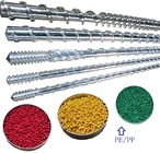 برميل برغي ثنائي المعدن لآلة نفخ النفخ LDPE / HDPE / PP / PE / PVC