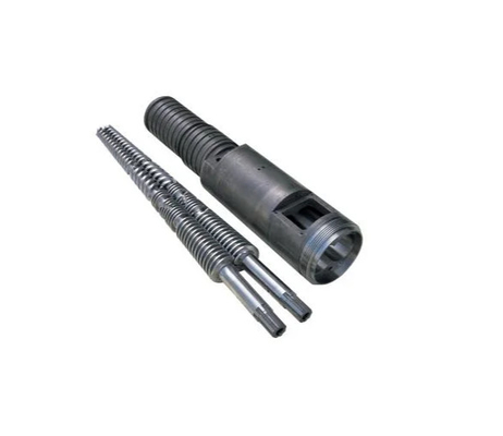 51/105 55/110 92/188 برميل برغي مزدوج مخروطي ثنائي المعدن لجهاز الطارد Spc / Lvt