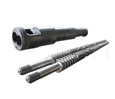 38CrMoALA مخروطي مزدوج برغي وبرميل لبرغي الطارد PP PVC ABS
