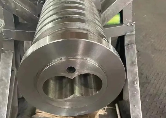 38CrMoALA مخروطي مزدوج برغي وبرميل لبرغي الطارد PP PVC ABS