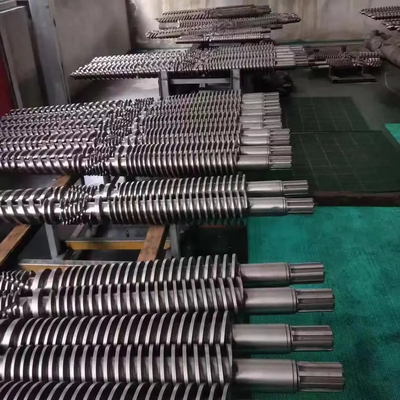38CrMoALA مخروطي مزدوج برغي وبرميل لبرغي الطارد PP PVC ABS