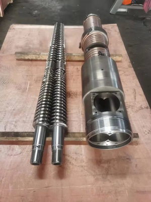 38CrMoAlA Sacm645 البلاستيك برغي الطارد برميل لآلة نفخ الفيلم