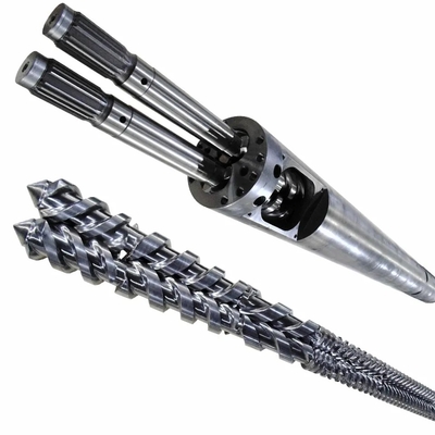 MIKROSAN MCV55 MCV67 MCV110 برميل برغي مزدوج موازٍ لملف الأنبوب PVC WPC