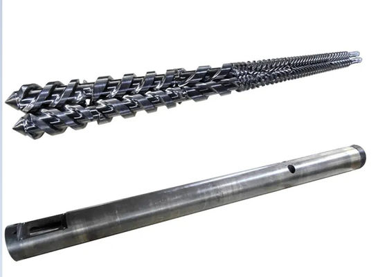 MIKROSAN MCV55 MCV67 MCV110 برميل برغي مزدوج موازٍ لملف الأنبوب PVC WPC