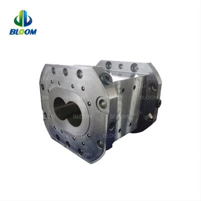 W6Mo5Cr4V2 برميل محفز بلاستيكي لبرميل محفز مزدوج المسمار LDPE/HDPE/PP برميل محفز منفخ برميل محفز ثنائي المعادن