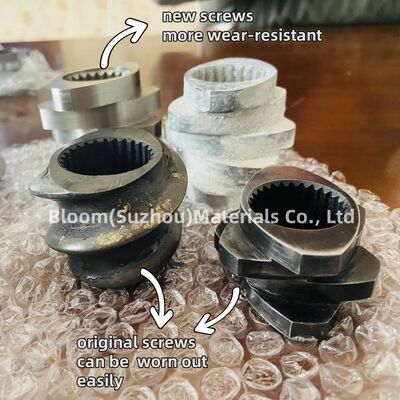 أجزاء محطم المسمار المزدوج المقاومة للاستنزاف والتهاب مع مواصفات مخصصة وقدرة عزم دوران عالية