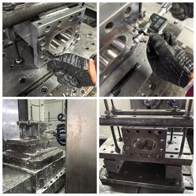 برميل لولبي مزدوج من سبائك النيكل عالية القوة مع مقاومة للتآكل لآلة بثق مركبات البلاستيك