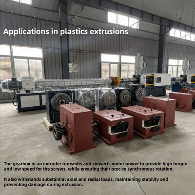 SJ SZ65 سلسلة علبة التروس للطاحونة المسمار واحد الرأسي مع تحويل عزم دوران عالية