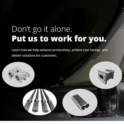 قطع غيار طارد لولبي مزدوج مصنعة بدقة CNC مع مقاومة التآكل والتآكل بأحجام مخصصة