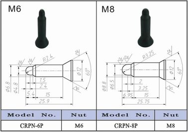 ماكينات لحام البقعة KCF دبوس ودليل جلبة M4 / M6 / M8 / M10 / M12
