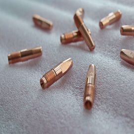 تنطبق على Binzel / Trafimet / Miller / Kemppi / OTC / Fronius / ESAB / Lincoin / Panasonic Brand CuCrZr Contact Tip M6 / M8