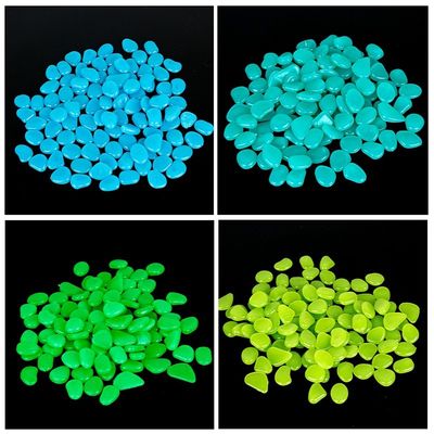 3mm حديقة الديكور الراتنج الحصى الحجر المضيء