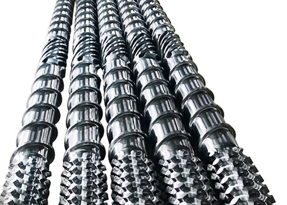 برميل برغي ثنائي المعدن لآلة نفخ النفخ LDPE / HDPE / PP / PE / PVC